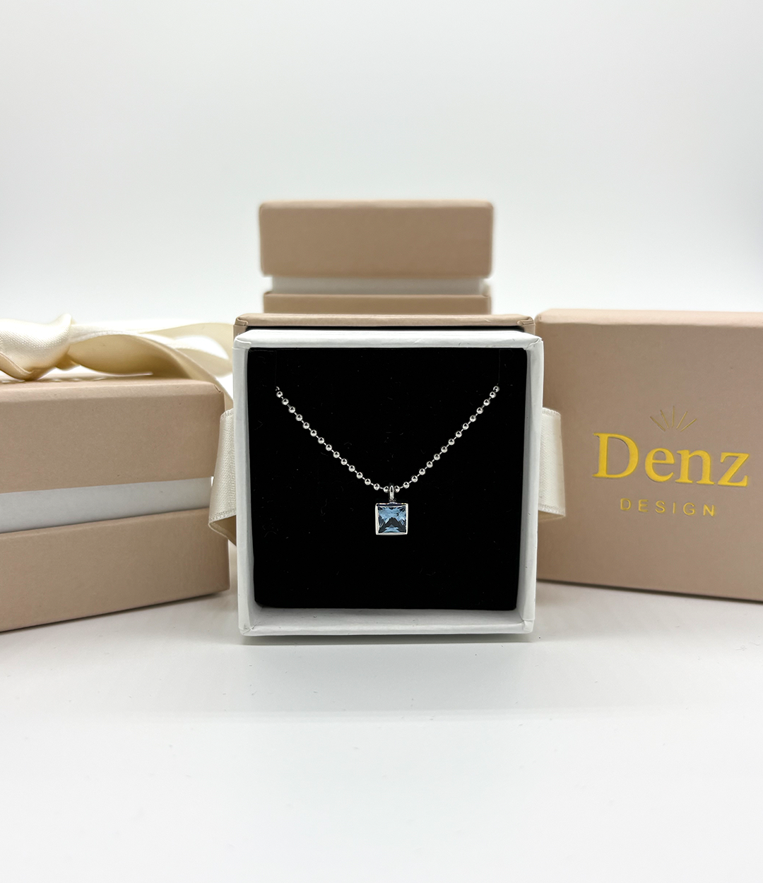 BLUE TOPAZ PRENSES KOLYE