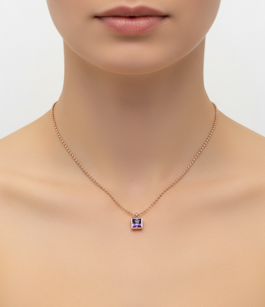 AMETİST PRENSES KOLYE