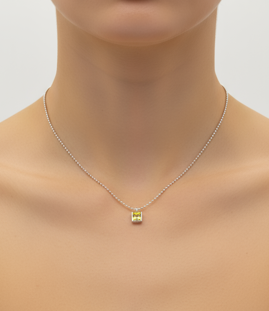 CİTRİN PRENSES KOLYE